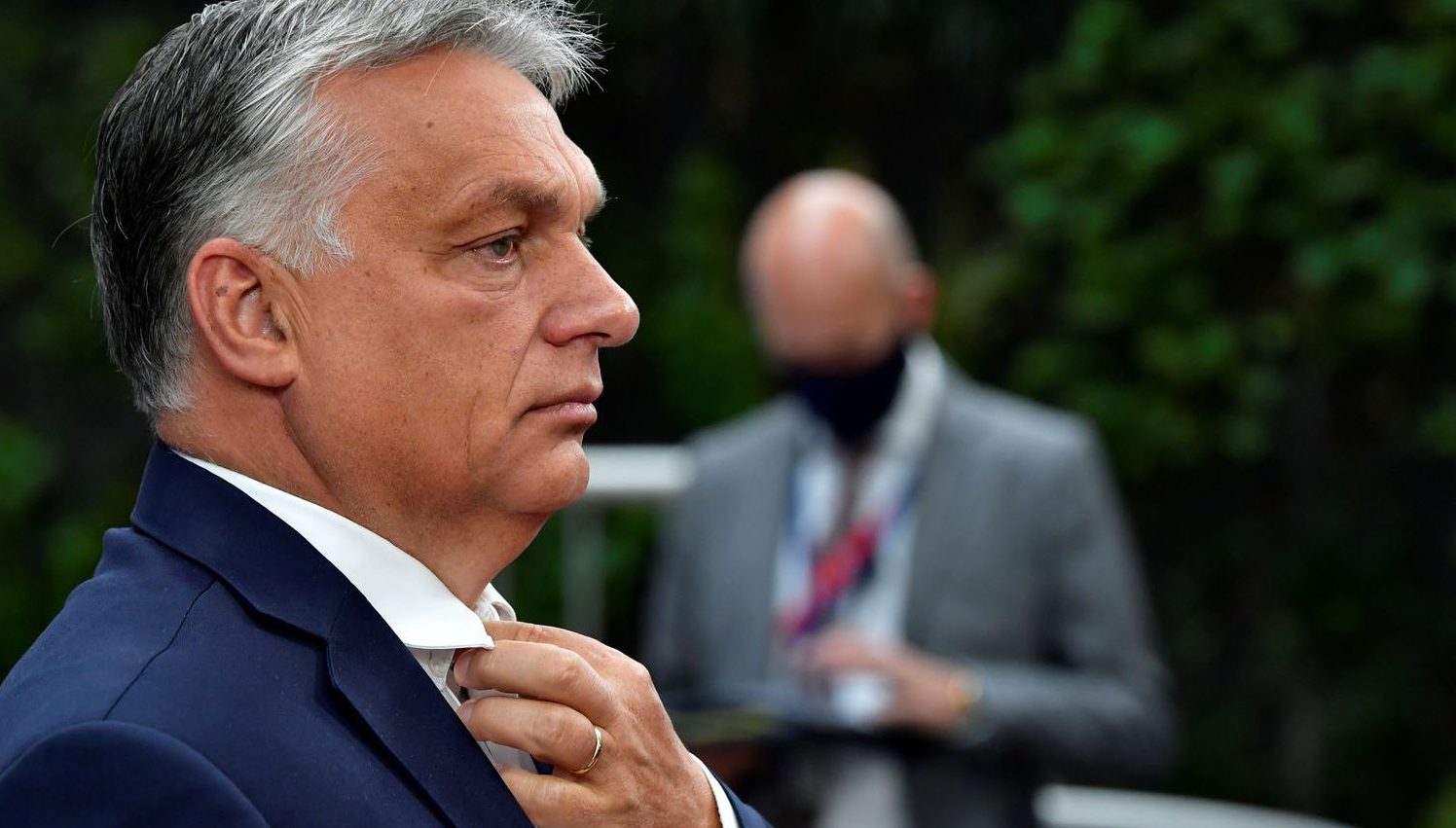 El primer ministro húngaro, Viktor Orban, el 19 de julio de 2020 en Bruselas.
